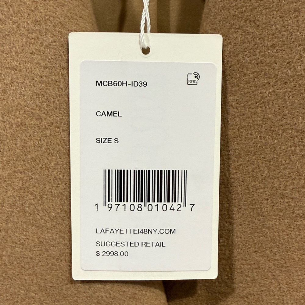 LAFAYETTE 148 NEW YORK NWT Size S
Double-Breasted Camel Hair Coat - $2998.00 - Picture 3 of 9